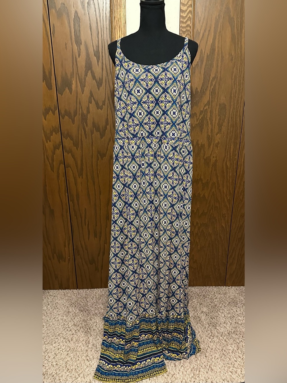 Old Navy Geometric Maxi Dress- Tall Sizing